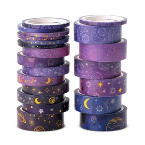 image:imageMr Pen Washi Tape Set 21 Rolls Assorted Sizes Floral  5 YardsRoll Washi Tape for Scrapbook Arts Crafts Journals and PlannersOuter Space