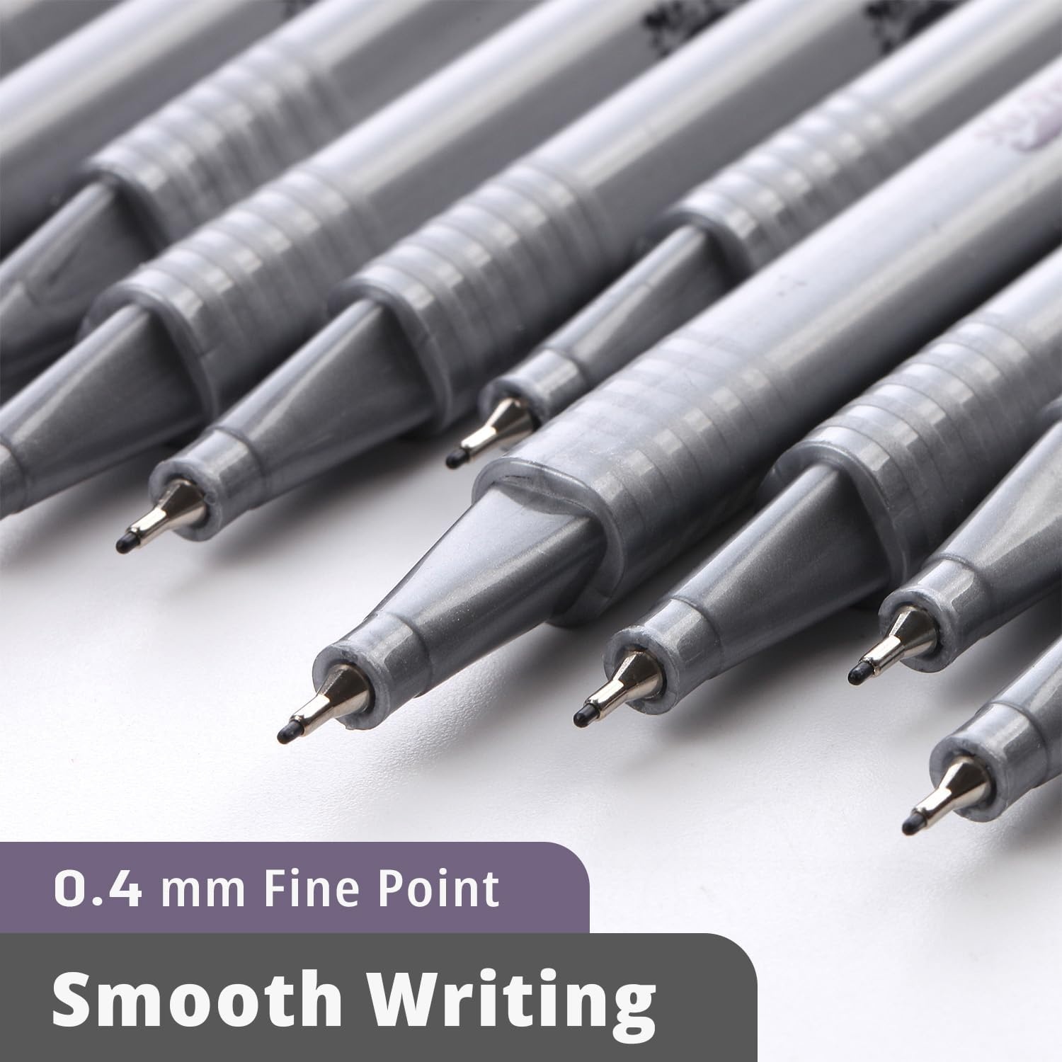 image:imageMr Pen Colored Fineliner Pens 12 Pack Fine Point Smooth Bible Journaling Pens for Detailed Drawing NoteTaking Coloring Sketching Planning amp Art Projects School SuppliesBlack