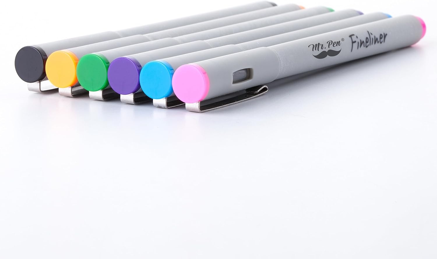 image:imageMr Pen Colored Fineliner Pens 6 Pack 02mm Ultra Fine Point Smooth Bible Journaling Pens for Detailed Drawing NoteTaking Coloring Sketching Planning amp Art Projects School Supplies