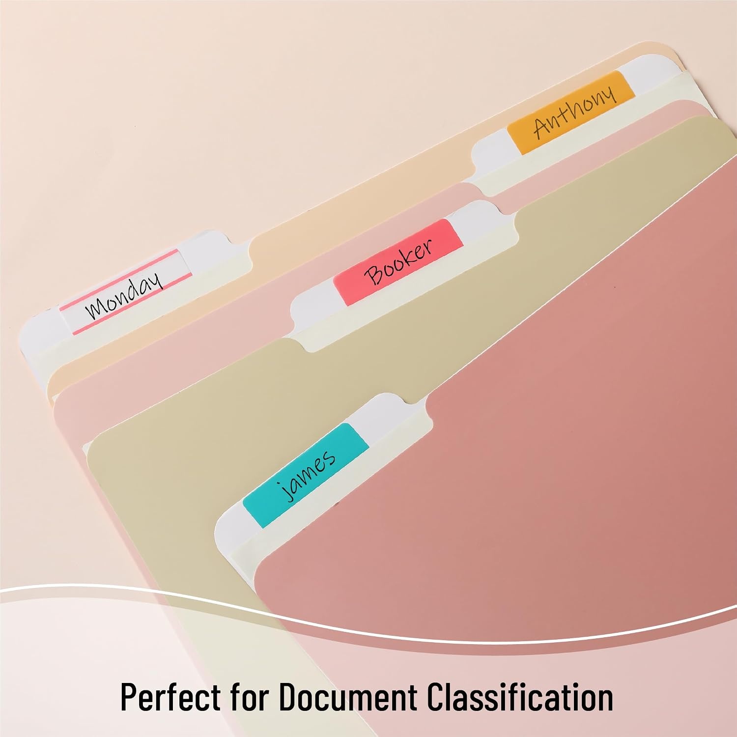 image:imageMr Pen Sticky Index Tabs 500 pcs 21 Sets Pastel  Writable Colored Page Markers for Reading Notes Books Binders Notebook Folders and Classify Files WaterResistantTropical