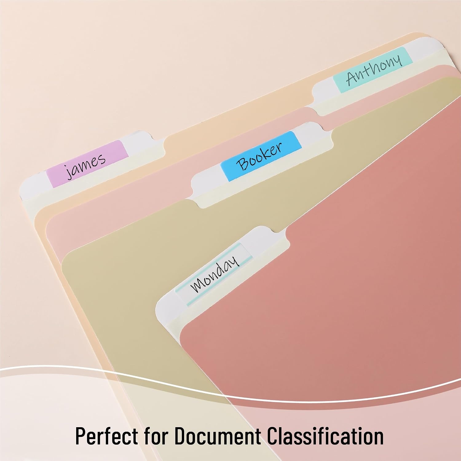 image:imageMr Pen Sticky Index Tabs 500 pcs 21 Sets Pastel  Writable Colored Page Markers for Reading Notes Books Binders Notebook Folders and Classify Files WaterResistantFlamingo