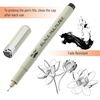 image:imageMr Pen  Art Pens Multiliners Fineliner Ink Pens Set of 8 Technical Drawing pen Pigment Pen Fine Point Black Waterproof for Art Watercolor Sketching Micro Drawing for Bible Journaling6 Tip Sizes02 to 05 mm