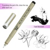image:imageMr Pen  Art Pens Multiliners Fineliner Ink Pens Set of 8 Technical Drawing pen Pigment Pen Fine Point Black Waterproof for Art Watercolor Sketching Micro Drawing for Bible Journaling16 Tip Sizes02 to 3 mm