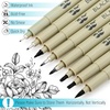 image:imageMr Pen  Art Pens Multiliners Fineliner Ink Pens Set of 8 Technical Drawing pen Pigment Pen Fine Point Black Waterproof for Art Watercolor Sketching Micro Drawing for Bible Journaling8 Tip Sizes04 to 3 mm