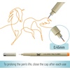 image:imageMr Pen 025mm Micro Fine Point Pens 4 Pack Black Ink Ultra Fine Point Waterproof AcidFree NoSmear QuickDry Fineliner Pens for Drawing Sketching Journaling Outlines amp Everyday WritingColorful