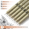 image:imageMr Pen 025mm Micro Fine Point Pens 4 Pack Black Ink Ultra Fine Point Waterproof AcidFree NoSmear QuickDry Fineliner Pens for Drawing Sketching Journaling Outlines amp Everyday WritingBlack