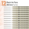 image:imageMr Pen 025mm Micro Fine Point Pens 4 Pack Black Ink Ultra Fine Point Waterproof AcidFree NoSmear QuickDry Fineliner Pens for Drawing Sketching Journaling Outlines amp Everyday WritingBlack
