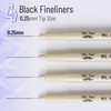 image:imageMr Pen 025mm Micro Fine Point Pens 4 Pack Black Ink Ultra Fine Point Waterproof AcidFree NoSmear QuickDry Fineliner Pens for Drawing Sketching Journaling Outlines amp Everyday WritingBlack