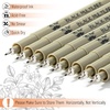 image:imageMr Pen 025mm Micro Fine Point Pens 4 Pack Black Ink Ultra Fine Point Waterproof AcidFree NoSmear QuickDry Fineliner Pens for Drawing Sketching Journaling Outlines amp Everyday WritingBlack