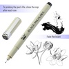 image:imageMr Pen 025mm Micro Fine Point Pens 4 Pack Black Ink Ultra Fine Point Waterproof AcidFree NoSmear QuickDry Fineliner Pens for Drawing Sketching Journaling Outlines amp Everyday WritingBlack