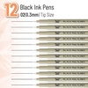 image:imageMr Pen 025mm Micro Fine Point Pens 4 Pack Black Ink Ultra Fine Point Waterproof AcidFree NoSmear QuickDry Fineliner Pens for Drawing Sketching Journaling Outlines amp Everyday WritingBlack