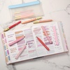 image:imageMr Pen Aesthetic Highlighters and Ballpoint Pens No Bleed 12 Pack Pastel Colors Bible Highlighters and Black Ink Pens No Bleed Fast Dry and No Smear for Bible Journaling PlannerShades of Pink