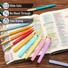 image:imageMr Pen Aesthetic Highlighters and Ballpoint Pens No Bleed 12 Pack Pastel Colors Bible Highlighters and Black Ink Pens No Bleed Fast Dry and No Smear for Bible Journaling PlannerSummer Delight