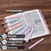 image:imageMr Pen Aesthetic Highlighters and Ballpoint Pens No Bleed 12 Pack Pastel Colors Bible Highlighters and Black Ink Pens No Bleed Fast Dry and No Smear for Bible Journaling PlannerMorandi