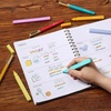 image:imageMr Pen Aesthetic Highlighters and Ballpoint Pens No Bleed 12 Pack Pastel Colors Bible Highlighters and Black Ink Pens No Bleed Fast Dry and No Smear for Bible Journaling PlannerSummer Delight