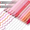 image:imageMr Pen Aesthetic Highlighters and Ballpoint Pens No Bleed 12 Pack Pastel Colors Bible Highlighters and Black Ink Pens No Bleed Fast Dry and No Smear for Bible Journaling PlannerShades of Pink