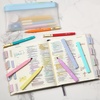 image:imageMr Pen Aesthetic Highlighters and Ballpoint Pens No Bleed 12 Pack Pastel Colors Bible Highlighters and Black Ink Pens No Bleed Fast Dry and No Smear for Bible Journaling PlannerSummer Delight