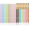 image:imageMr Pen Aesthetic Highlighters and Ballpoint Pens No Bleed 12 Pack Pastel Colors Bible Highlighters and Black Ink Pens No Bleed Fast Dry and No Smear for Bible Journaling PlannerPastel