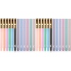 image:imageMr Pen Aesthetic Highlighters and Ballpoint Pens No Bleed 12 Pack Pastel Colors Bible Highlighters and Black Ink Pens No Bleed Fast Dry and No Smear for Bible Journaling PlannerPastel