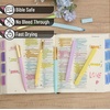 image:imageMr Pen Aesthetic Highlighters and Ballpoint Pens No Bleed 12 Pack Pastel Colors Bible Highlighters and Black Ink Pens No Bleed Fast Dry and No Smear for Bible Journaling PlannerSpring Pastel