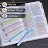image:imageMr Pen Aesthetic Highlighters and Ballpoint Pens No Bleed 12 Pack Pastel Colors Bible Highlighters and Black Ink Pens No Bleed Fast Dry and No Smear for Bible Journaling PlannerPastel