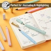 image:imageMr Pen Aesthetic Highlighters and Ballpoint Pens No Bleed 12 Pack Pastel Colors Bible Highlighters and Black Ink Pens No Bleed Fast Dry and No Smear for Bible Journaling PlannerPastel