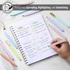 image:imageMr Pen Aesthetic Highlighters and Ballpoint Pens No Bleed 12 Pack Pastel Colors Bible Highlighters and Black Ink Pens No Bleed Fast Dry and No Smear for Bible Journaling PlannerPastel