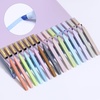 image:imageMr Pen Aesthetic Highlighters and Ballpoint Pens No Bleed 12 Pack Pastel Colors Bible Highlighters and Black Ink Pens No Bleed Fast Dry and No Smear for Bible Journaling PlannerPastel