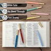 image:imageMr Pen Aesthetic Pens 10 Pack Colorful Ink 07mm Fast Dry No Smear Ink No Bleed Through Bible Safe Medium Tip Smooth Writing Pens for Journaling Planning Notes amp Everyday WritingMulticolor