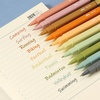 image:imageMr Pen Aesthetic Pens 10 Pack Colorful Ink 07mm Fast Dry No Smear Ink No Bleed Through Bible Safe Medium Tip Smooth Writing Pens for Journaling Planning Notes amp Everyday WritingBoho