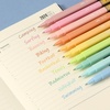 image:imageMr Pen Aesthetic Pens 10 Pack Colorful Ink 07mm Fast Dry No Smear Ink No Bleed Through Bible Safe Medium Tip Smooth Writing Pens for Journaling Planning Notes amp Everyday WritingPastel