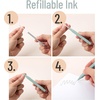 image:imageMr Pen Aesthetic Pens 6 Pack Black Ink Fast Dry No Smear Bible Pens Bleed Through Fine Point PenAutumn Barrel