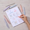 image:imageMr Pen Bible Highlighters and Gel Pens 8 Pack Pastel Colors Gel Highlighters No Bleed Black Ink Gel Pens Fast Dry and No Smear for Bible Journaling Planner School Supplies