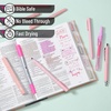 image:imageMr Pen Bible Journaling Kit for Women 10 Pack Pink No Bleed Bible Highlighters and Journaling Pens Clear Pencil Pouch Christian Devotional Gifts Christian Gifts for WomenPink