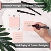 image:imageMr Pen Black Fineliner Pens 4 Pack 05mm Fine Point Permanent Ink  OilBased Quick Dry Smooth Writing Bold Lines Fineliner Marker Pens for Transparent Sticky Notes Planner Journaling