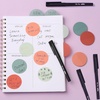 image:imageMr Pen Black Fineliner Pens 4 Pack 05mm Fine Point Permanent Ink  OilBased Quick Dry Smooth Writing Bold Lines Fineliner Marker Pens for Transparent Sticky Notes Planner Journaling