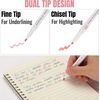 image:imageMr Pen Double Tip Highlighters Fine amp Chisel Tip Neon amp Pastel Colors 8 Pack Planner Markers Highlighters for Bible Journaling