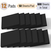 image:imageMr Pen Floral Sticky Notes 3x3 12 Pads 700 Sheets Colorful Sticky Notes Bulk SelfStick Note Pads Perfect for Office School Home Study amp OrganizationBlack