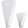 image:imageMr Pen Plastic Rulers 6 Inch 3 Pack EasytoRead Markings ScratchResistant Design with Inches and Centimeters Durable Small Transplant Rulers for Crafting Office amp School School SuppliesClear