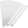 image:imageMr Pen Plastic Rulers 6 Inch 3 Pack EasytoRead Markings ScratchResistant Design with Inches and Centimeters Durable Small Transplant Rulers for Crafting Office amp School School SuppliesClear