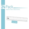 image:imageMr Pen Plastic Rulers 6 Inch 3 Pack EasytoRead Markings ScratchResistant Design with Inches and Centimeters Durable Small Transplant Rulers for Crafting Office amp School School SuppliesClear