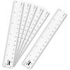 image:imageMr Pen Plastic Rulers 6 Inch 3 Pack EasytoRead Markings ScratchResistant Design with Inches and Centimeters Durable Small Transplant Rulers for Crafting Office amp School School SuppliesClear