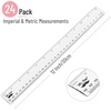 image:imageMr Pen Plastic Rulers 6 Inch 3 Pack EasytoRead Markings ScratchResistant Design with Inches and Centimeters Durable Small Transplant Rulers for Crafting Office amp School School SuppliesClear