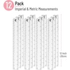 image:imageMr Pen Plastic Rulers 6 Inch 3 Pack EasytoRead Markings ScratchResistant Design with Inches and Centimeters Durable Small Transplant Rulers for Crafting Office amp School School SuppliesClear