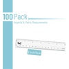 image:imageMr Pen Plastic Rulers 6 Inch 3 Pack EasytoRead Markings ScratchResistant Design with Inches and Centimeters Durable Small Transplant Rulers for Crafting Office amp School School SuppliesClear