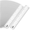 image:imageMr Pen Plastic Rulers 6 Inch 3 Pack EasytoRead Markings ScratchResistant Design with Inches and Centimeters Durable Small Transplant Rulers for Crafting Office amp School School SuppliesClear