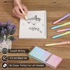 image:imageMr Pen Retractable Fine Point Gel Pens 6 Pack Morandi Barrels Fast Dry Black Ink 05 mm Cute Aesthetic Pens for JournalingGradient Barrels