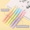 image:imageMr Pen Retractable Fine Point Gel Pens 6 Pack Morandi Barrels Fast Dry Black Ink 05 mm Cute Aesthetic Pens for JournalingGradient Barrels