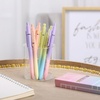 image:imageMr Pen Retractable Fine Point Gel Pens 6 Pack Morandi Barrels Fast Dry Black Ink 05 mm Cute Aesthetic Pens for JournalingGradient Barrels