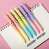 image:imageMr Pen Retractable Fine Point Gel Pens 6 Pack Morandi Barrels Fast Dry Black Ink 05 mm Cute Aesthetic Pens for JournalingGradient Barrels